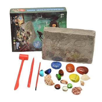 1 Комплект Скъпоценни Камъни, Определени за Разкопките на някои Забавни Образователни Комплекти За Разкопки и Научни Експерименти, Играчки Геоложки Комплекти Crystal Комплект за Разкопки за Деца