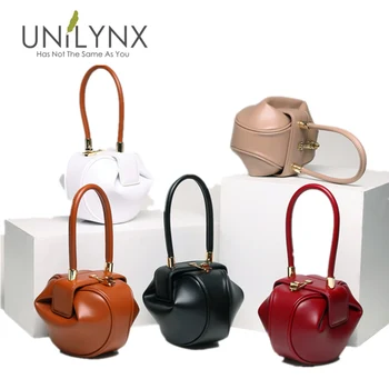 UNILYNX Кожена Чанта-скитник, Чанти, Модни Вечерни чанти-тоут, Дамски Чанти, Дамски ретро чанта за почивка, Реколта Обикновена пет цвята