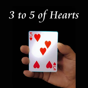 От 3 до 5 Червеи Карти за Игра на Покер Фокуси отблизо Градинска Илюзия Трик Ментализм Пъзел Играчка Вълшебна Карта Класическо Забавление