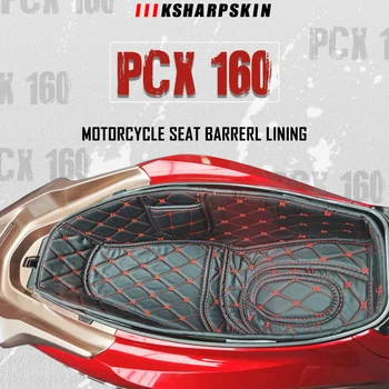 PCX 2021 Заден Багажник Карго Подложка Протектор Мотоциклет Кожена Седалка Кофа Мат Кутия За Съхранение на мат За HONDA PCX160 PCX125 2021 pcx160