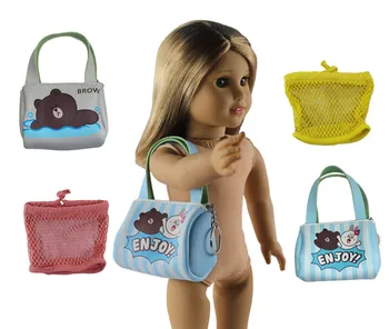 Множество различни цветове и стилове за избор на Чанта за кукли и Аксесоари за 18 inch американската кукла X79
