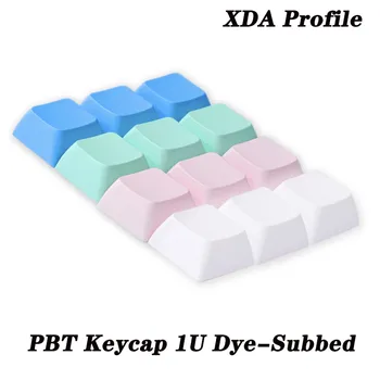 XDA Капачки за ключове с профил на PBT 1U 1X Печатна е Механична клавиатура Teclado Gamer с Подплата от Боя, Персонализирани капачки за ключове Mx Switch Cherry GK61