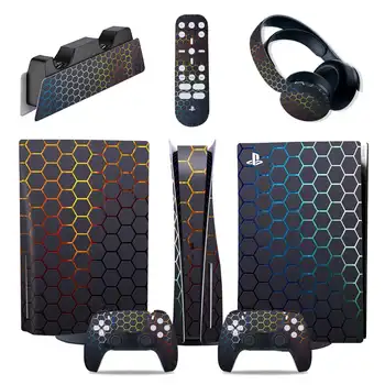 PS5 Skin Disc Edition Аксесоари за конзолата и контролера Корица Скинове Тайна Дизайн на фен-арт за Playstation 5 Версия на Диска #0400