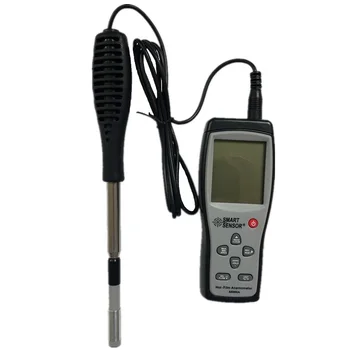 AR866A 0-30 м/с Термоанемометр с Гореща Тел, Тестер, Цифрово Измерване на Скоростта на Въздушния Поток, Цената е с USB-устройство за измерване на скоростта на вятъра
