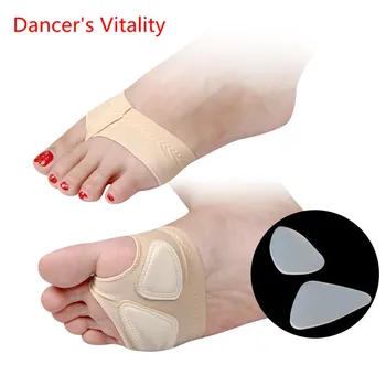 Чорапи за танци Танцови обувки балет латинска америка гимнастика тренировочная обувки за възрастни половината от дланта на защита на крака