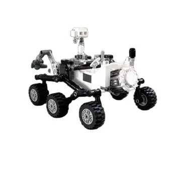 MOC Космическа Станция с Ракета Ровър Строителни Блокове Комплект Star Explorer Совалка Кораб на Марс Летателен Апарат Тухли Модел САМ е Детска Играчка, Подарък