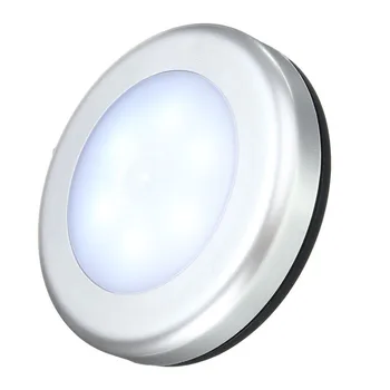 Led нощна светлина За вътрешно Осветление Модерен 6LED Безжичен Датчик за Движение PIR Лампа За Шкаф, Шкаф, монтиран на стената Лампа На Батерии
