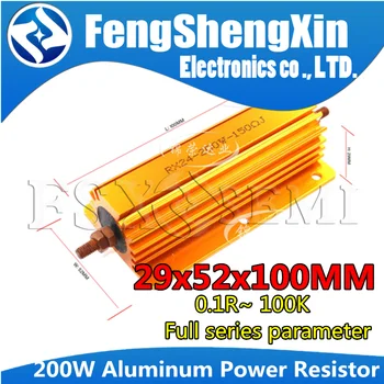 Резистор 0.1~100K Wirewound повод мивки метал сила RX24 200W алуминиев Wirewound Резистора 0.1~100K 0.33 0.5 1 2 5 6 8 10 20 50 100 120 200 300 1K 5K 10K Ома