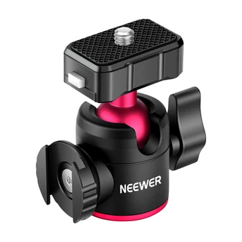 Быстросъемная топка главата на камерата Neewer, закрепване за статив с превръщането на стена за микрофон/осветление 