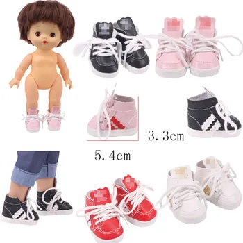 Обувки за кукли 5,4*3,3 см, Спортни обувки за 14,5 инча, детска кукла, EXO, Руска облекло DIY BJD, Аксесоари, Нашето поколение, подарък за момичета