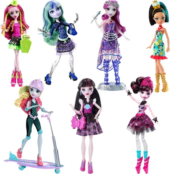 Оригиналната Рядка Кукла Monster High Без опаковка Кукла, Детски Играчки Момиче Monster High Облекло Monster High Кукла, кукла от серията чудовище high