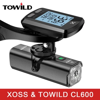XOSS G/G + Велосипеден Компютър, Безжичен GPS за измерване на Скоростта Водоустойчив Пътен Велосипед МТВ Велосипеден Километража Bluetooth ANT + С подсветка TOWILD CL600