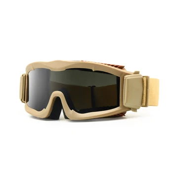 Мъжки Балистични Военни 3 Лещи Alpha зареден очила, Тактически Армейските Слънчеви Очила САЩ, Очила за каска, Въоръжени с Очила