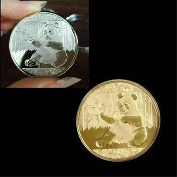 1/2 елемента Сребърна/Златна Панда Баобао Възпоменателна Монета за Спомен са подбрани