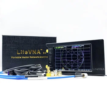 Оригинален Hugen 50 khz - 6,3 Ghz LiteVNA 4-инчов Вектор Мрежов анализатор с дисплей HF VHF UHF Антена Мрежов Анализатор