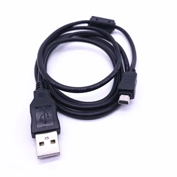 1,5 М USB кабел за пренос на данни Olympus CB-USB5 / USB6 / CB USB5/ CB-USB6 Черен/ серия FE FE-120 / FE-130 / FE-140 / FE-200