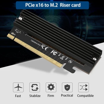 PCIe Конвертор на Такса за удължаване на срока За Настолни Компютри M. 2 за PCIE X16 поддръжка за Windows/MAC/Linux Слот PCI-E Странично Card Адаптер аксесоари за КОМПЮТРИ