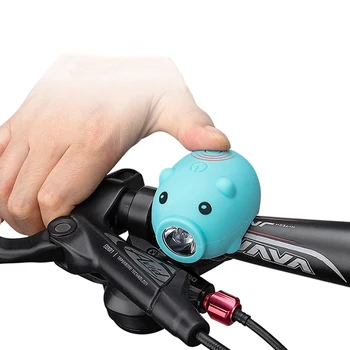 Наем на Велосипеди Фенер USB LED Акумулаторна МТБ Пътен под Наем Скъпа Мультяшная Фара Крушка от Фенерче Прасе Патица Велосипедни Аксесоари