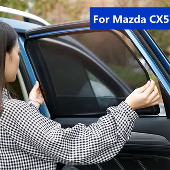 Автомобилна Шторка на Прозореца За Mazda CX5 CX-5 2017 2018 2019 2020 Окото UV-Защита на Магнитното Прозорец на сенника Авто Завеса Аксесоари