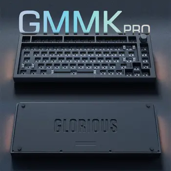 Прекрасен Комплект Клавиатура GMMK Pro 75% с възможност за гореща замяна От Алуминиева сплав с ЦПУ, Изработени по Поръчка в Комплект с RGB Barebones, Механична клавиатура