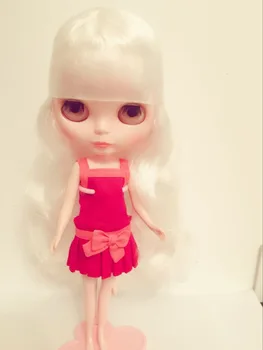 Безплатна доставка голяма отстъпка RBL-0, направи си сам, гол кукла блайт tait, подарък за рожден ден за момиче, 4 цвята, с големи очи, кукли с красиви коса, сладка играчка