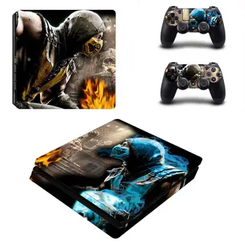 Mortal Kombat PS4 Тънък Стикер на Кожата Vinyl Стикер за Dualshock Playstation 4 Конзола и Контролер PS4 Тънък Стикер на Кожата Vinyl Стикер