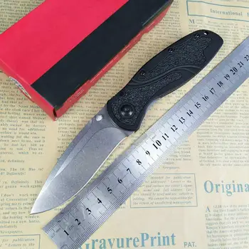 OEM Качество 1670 D2 острието Черно 6061-T6 алуминиева Дръжка с D2 Stonewash Острието е Тактически Сгъваем Нож Къмпинг Джобен Нож