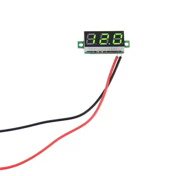 LED Цифров Измерител на Напрежение Voltmetro dc 0-10 В 0-30 Rilevatore Di Tensione Pannello Волтметър