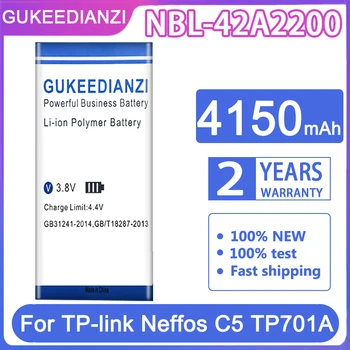 GUKEEDIANZI Взаимозаменяеми Батерия NBL-42A2200 4150 ма За TP-link Neffos C5 TP701A B C E