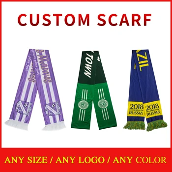 шал печат, дизайн шал изработен по поръчка Индивидуално шалове полиестер Вързан шал фен спортове шалове лого ДИИ шалове