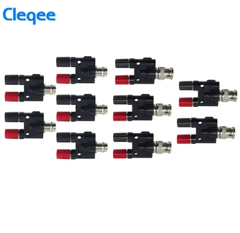 Cleqee P7008 В9 BNC Plug с жак P7009 BNC Мъжки с две свещи с два конектори тип 