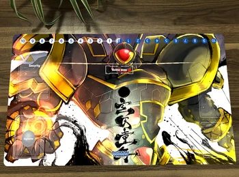 Digimon Playmat Alphamon DTCG CCG Мат Търговски Card Слот Подложка Подложка За Мишка TCG Настолна Игра Игрална Подложка Подложка За Мишка С Карточными Зони Безплатен Чанта