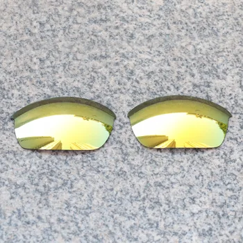 Продажба на едро E. O. S Поляризирани Подобрени Сменяеми Лещи за Слънчеви очила Oakley за Бронежилета - 24-Каратово Златно Поляризованное Огледало