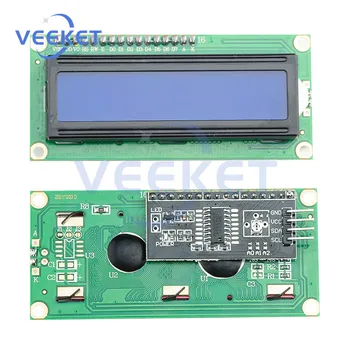 LCD1602 Модул 1602 LCD Дисплей, Подсветка в Синьо/Жълт Екран, Подкрепа за I2C Интерфейс 5 За Таксите Адаптер Модул за Arduino