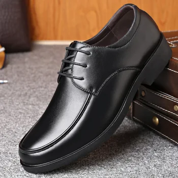 Мъжки модел италиански обувки от Изкуствена кожа без шнур, Модерен Мъжки Кожени мокасини с пайети, Официалната Мъжки Обувки, обувки с остри пръсти, за Мужчин2021