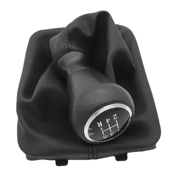 5 Speed Gear Shift Knob Shifter Lever Stick Boot Cover for Peugeot 206 Детайли на интериора