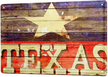 Ретро лидице знак метални табели декоративна плоча начало декор регистрационни номера Деко Тексас тенекиен знак